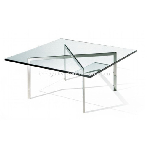 Tempered glass top Barcelona Coffee Table